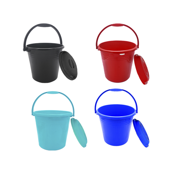 Plastic Handle Bucket 30Ltr With Lid