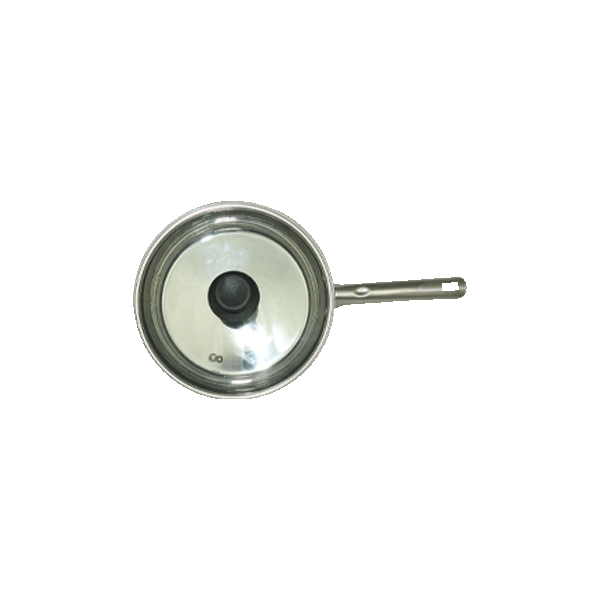 Long Handle SS Fry Pan With Lid (26 cm) HS2-06