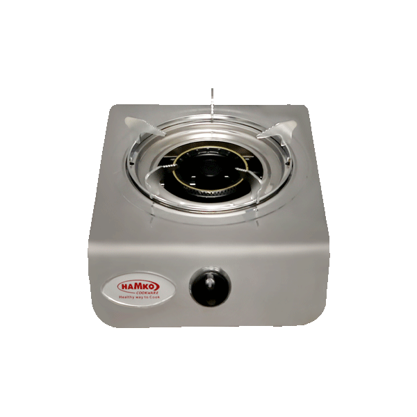 GAS STOVE SS Body Single Iron Burner  - (120MM) - LPG