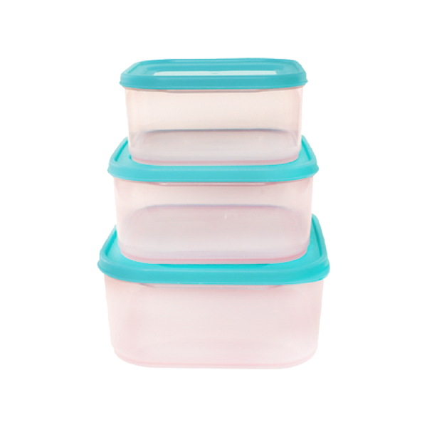 Square container (Set) 1100/1600/2200ml