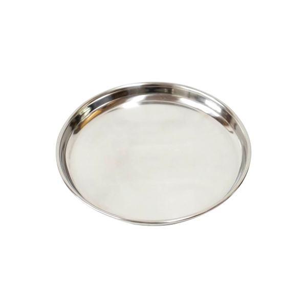 SS DEEP PLATE (22CM)