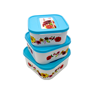 Square container (Set) 1100/1600/2200ml