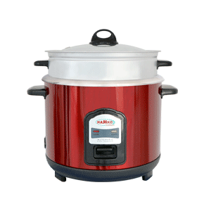 Rice Cooker SS Body Single SS Pot-1.8 Ltr (Hr15-03-Red)